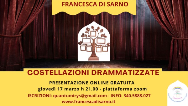 COSTELLAZIONI DRAMMATIZZATE: PRESENTAZIONE