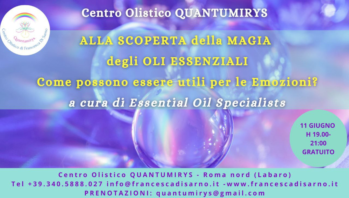 ALLA SCOPERTA della MAGIA degli OLI ESSENZIALI